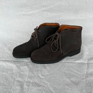 Tods suede Chelsea Lace up boots 37‎ Size 6.5 WOMEN'S